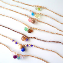 画像をギャラリービューアに読み込む, オニオンシェイプワンポイントネックレス(ラピスラズリ)