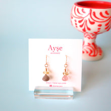 画像をギャラリービューアに読み込む, ムーンストーンアシンメトリーピアス