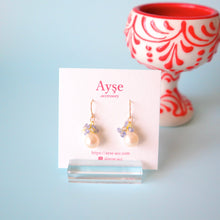 画像をギャラリービューアに読み込む, つぶつぶパールピアス(blu)