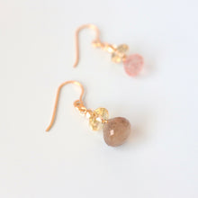 画像をギャラリービューアに読み込む, ムーンストーンアシンメトリーピアス
