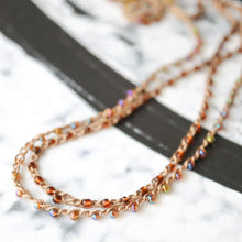 画像をギャラリービューアに読み込む, 2連ビーズネックレス(brn)