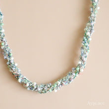 画像をギャラリービューアに読み込む, 4連ビーズネックレス(pastel)