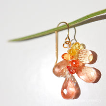 画像をギャラリービューアに読み込む, オレゴンサンストーンピアス