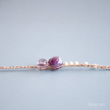 画像をギャラリービューアに読み込む, アメジストブレスレット(gld)