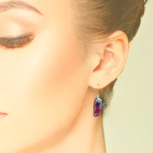 画像をギャラリービューアに読み込む, アメジストピアス