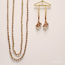 画像をギャラリービューアに読み込む, 2連ビーズネックレス(brn)