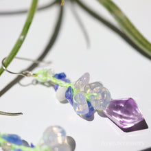 画像をギャラリービューアに読み込む, 藤の花ピアス