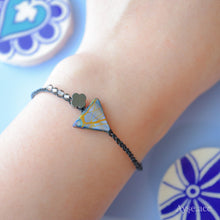 画像をギャラリービューアに読み込む, トライアングルブレスレット(blk)