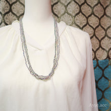 画像をギャラリービューアに読み込む, 4連ビーズネックレス(pastel)