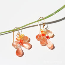 画像をギャラリービューアに読み込む, オレゴンサンストーンピアス