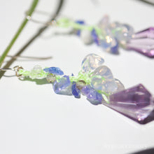 画像をギャラリービューアに読み込む, 藤の花ピアス