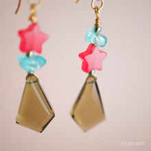 画像をギャラリービューアに読み込む, カーキクオーツピアス