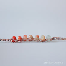 画像をギャラリービューアに読み込む, グラデーションカラーインプレッションストーンブレスレット(brd)