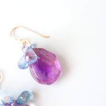 画像をギャラリービューアに読み込む, アメジストピアス