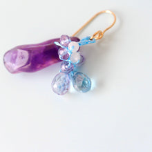 画像をギャラリービューアに読み込む, アメジストピアス