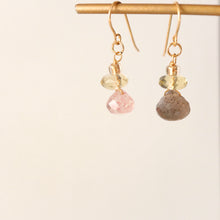 画像をギャラリービューアに読み込む, ムーンストーンアシンメトリーピアス