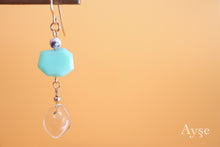 画像をギャラリービューアに読み込む, クリソプレーズピアス