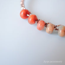 画像をギャラリービューアに読み込む, グラデーションカラーインプレッションストーンブレスレット(brd)