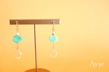 画像をギャラリービューアに読み込む, クリソプレーズピアス