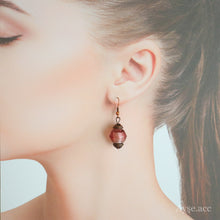 画像をギャラリービューアに読み込む, ランプワークビーズピアス