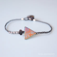 画像をギャラリービューアに読み込む, トライアングルブレスレット(blk)