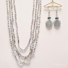 画像をギャラリービューアに読み込む, 4連ビーズネックレス(pastel)