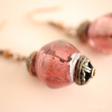 画像をギャラリービューアに読み込む, ランプワークビーズピアス