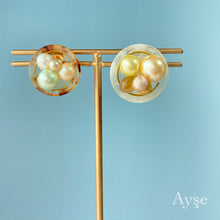 画像をギャラリービューアに読み込む, 2wayヴィンテージボタンピアス