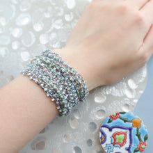 画像をギャラリービューアに読み込む, 4連ビーズネックレス(pastel)