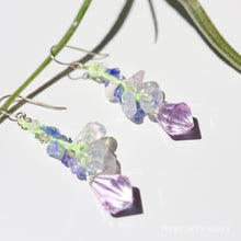 画像をギャラリービューアに読み込む, 藤の花ピアス