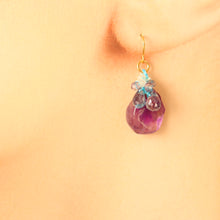 画像をギャラリービューアに読み込む, アメジストピアス