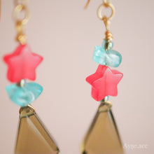 画像をギャラリービューアに読み込む, カーキクオーツピアス