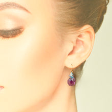 画像をギャラリービューアに読み込む, アメジストピアス