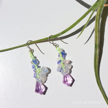 画像をギャラリービューアに読み込む, 藤の花ピアス