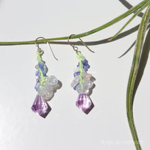 画像をギャラリービューアに読み込む, 藤の花ピアス