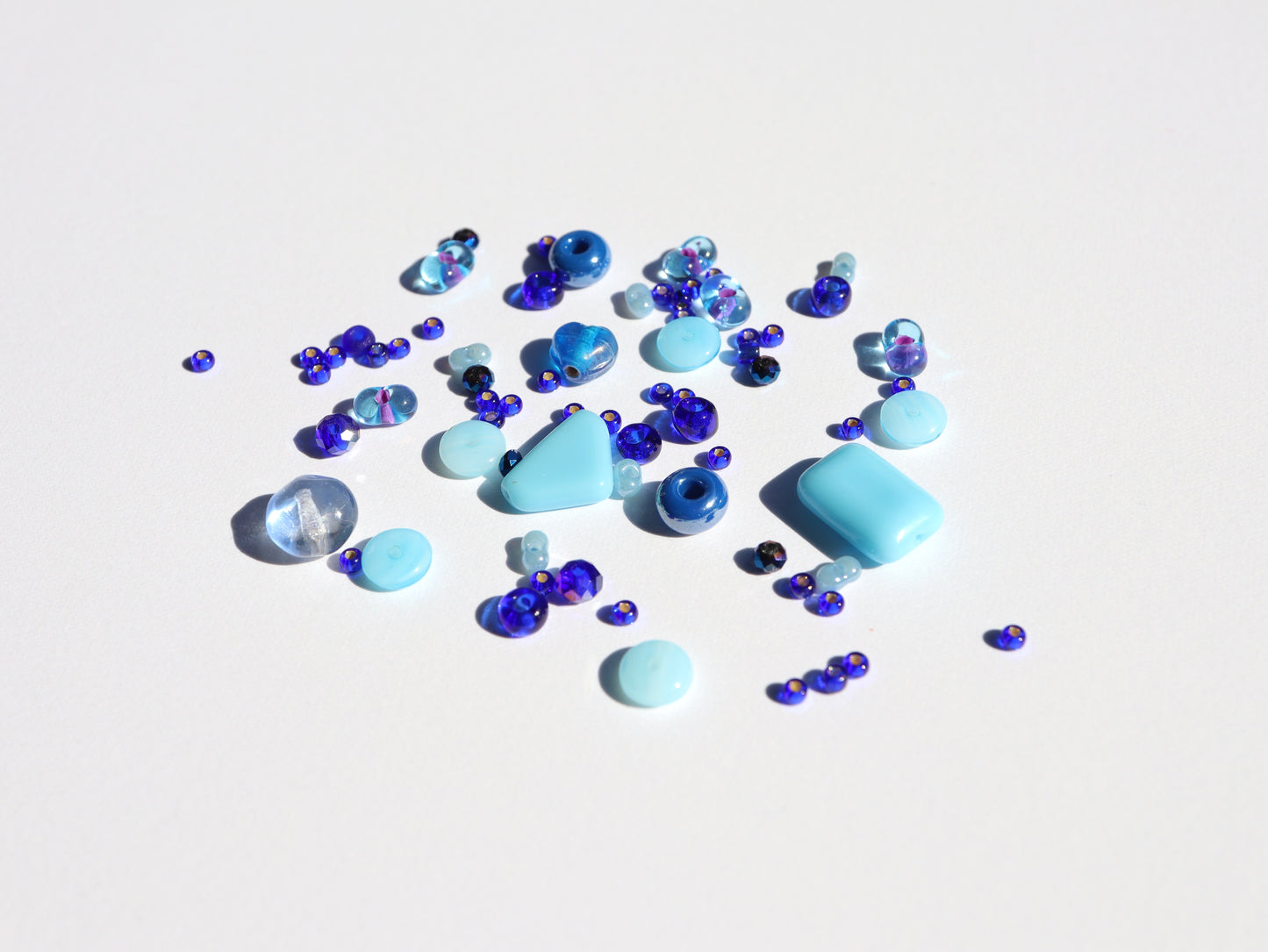 3way糸編みチョーカー - blue -