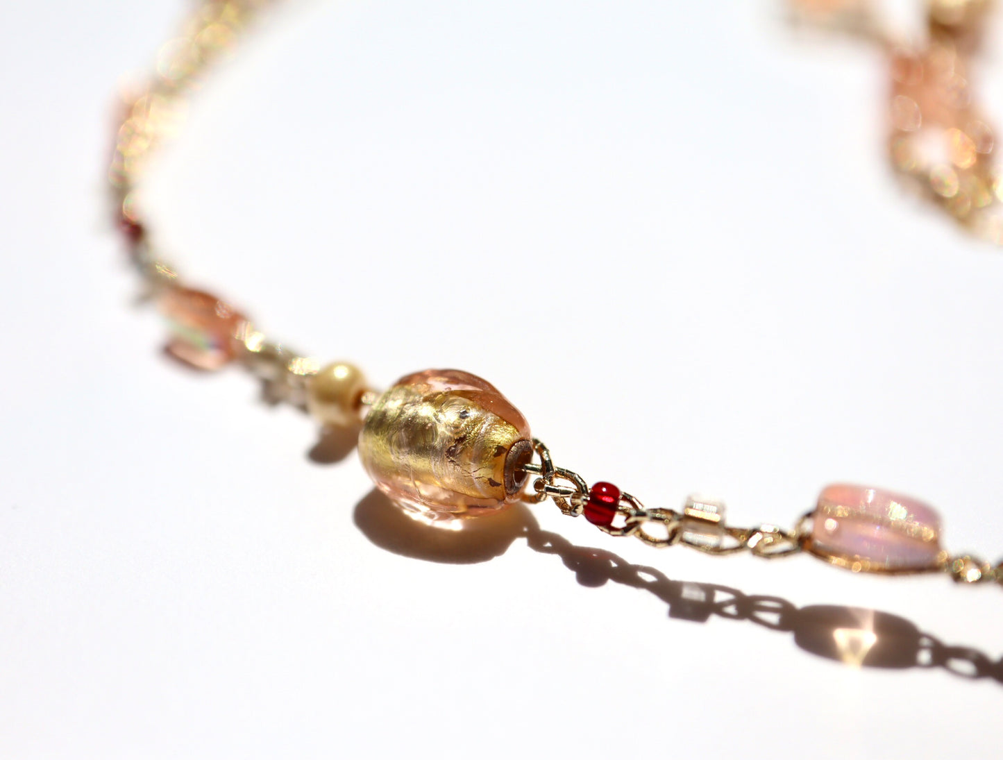 4way Necklace (red×pnkbeg)