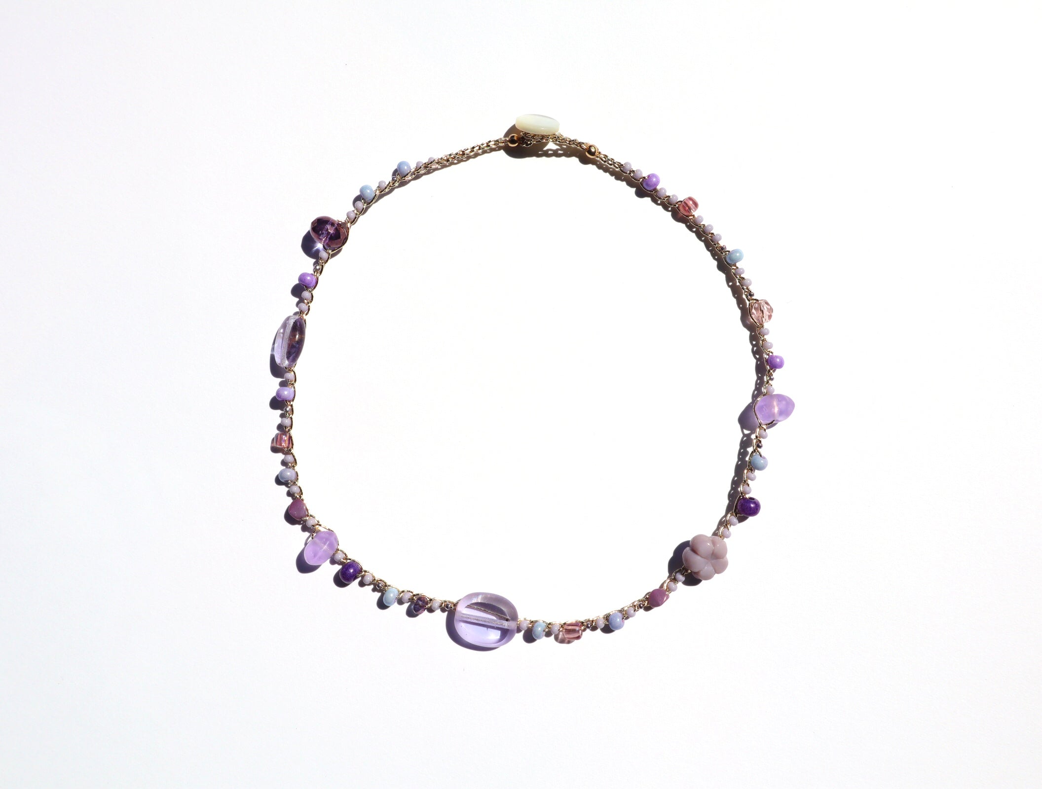 3way糸編みチョーカー - lavender - – Ayse.accessory