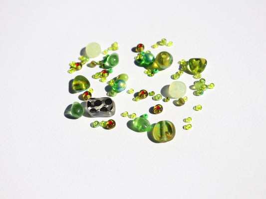 3way糸編みチョーカー - lightgreen -