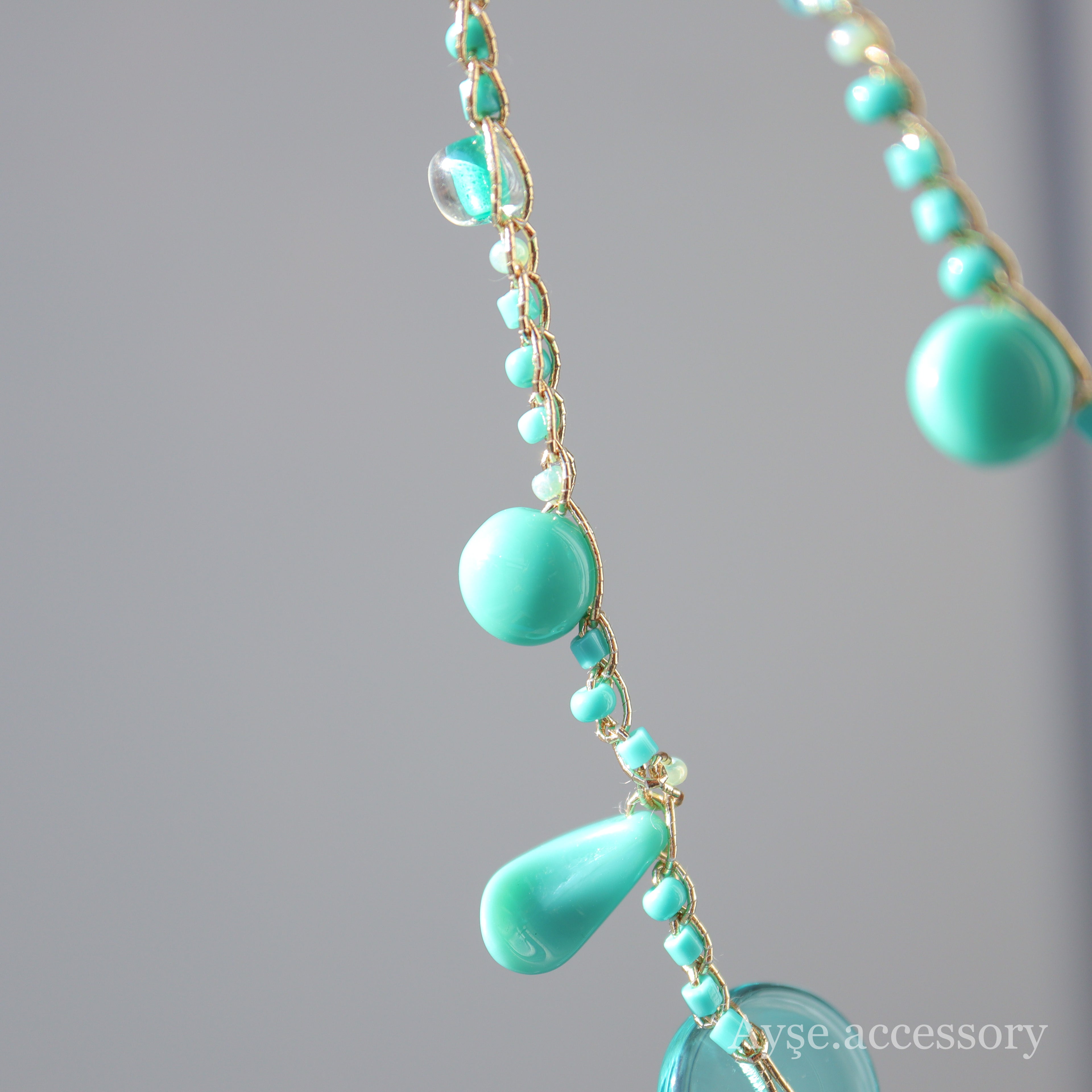 3wayチョーカー（turquoise）