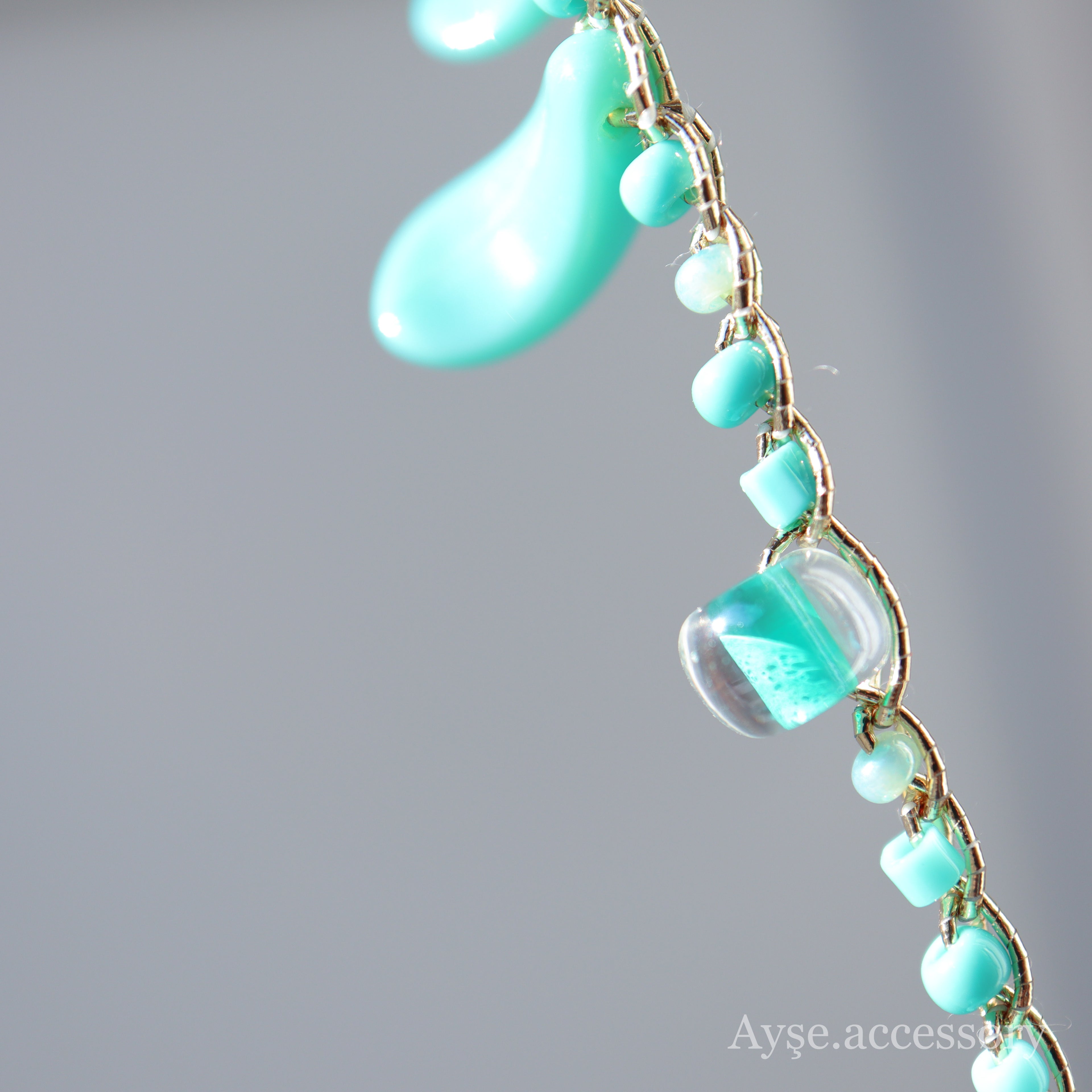 3wayチョーカー（turquoise）