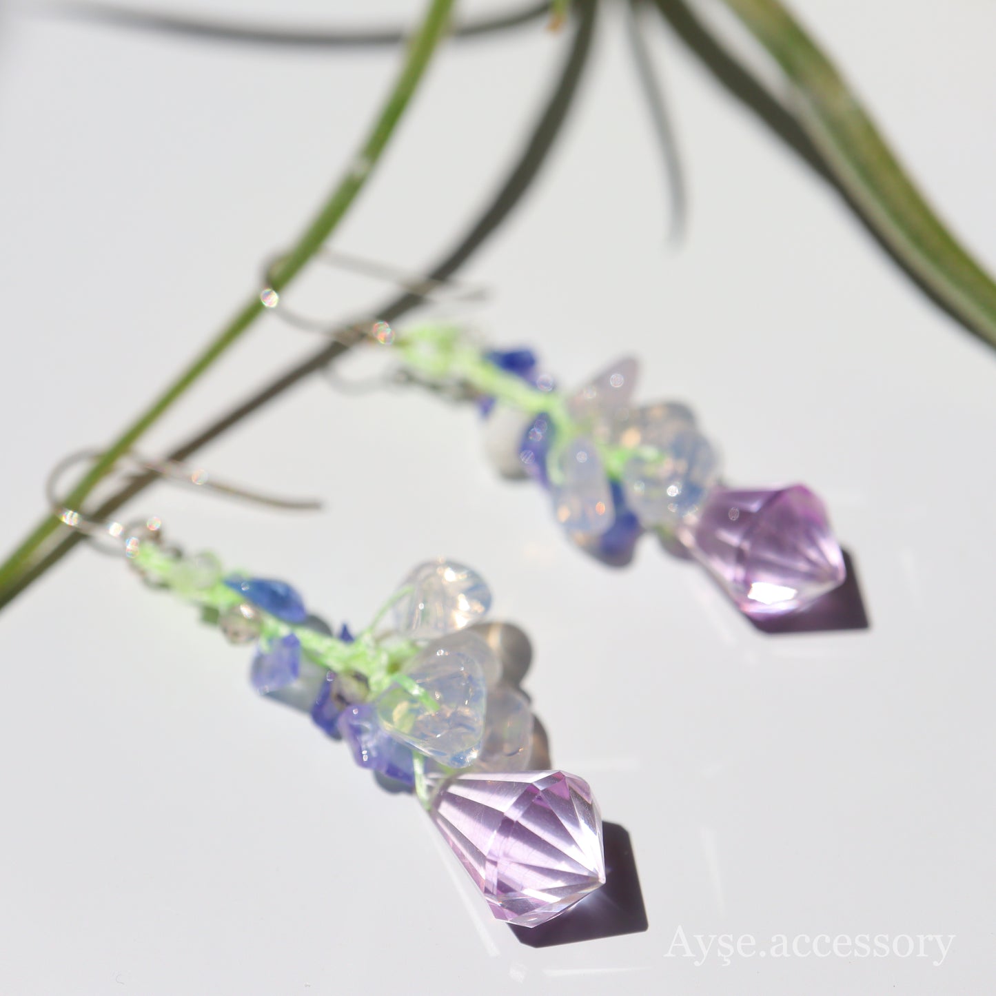 藤の花ピアス