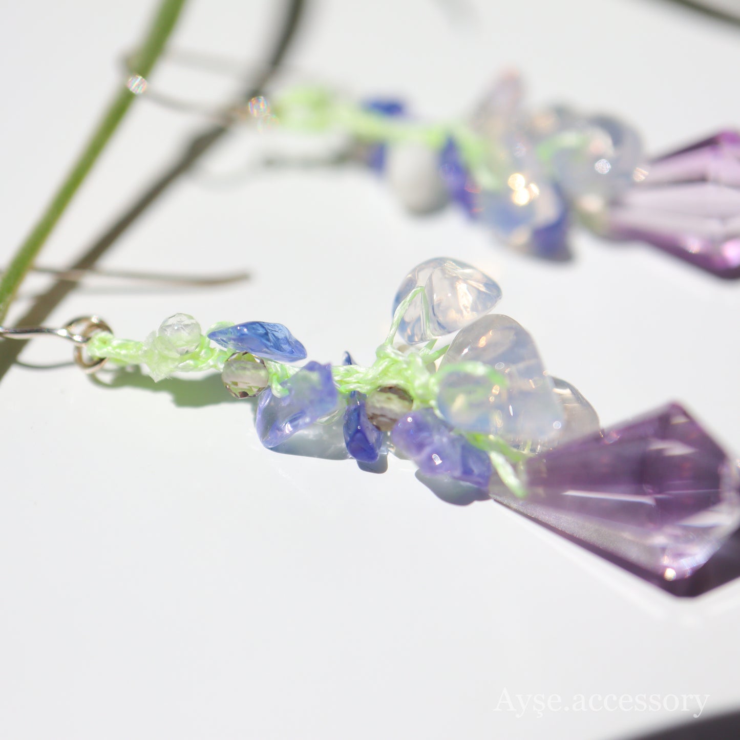 藤の花ピアス
