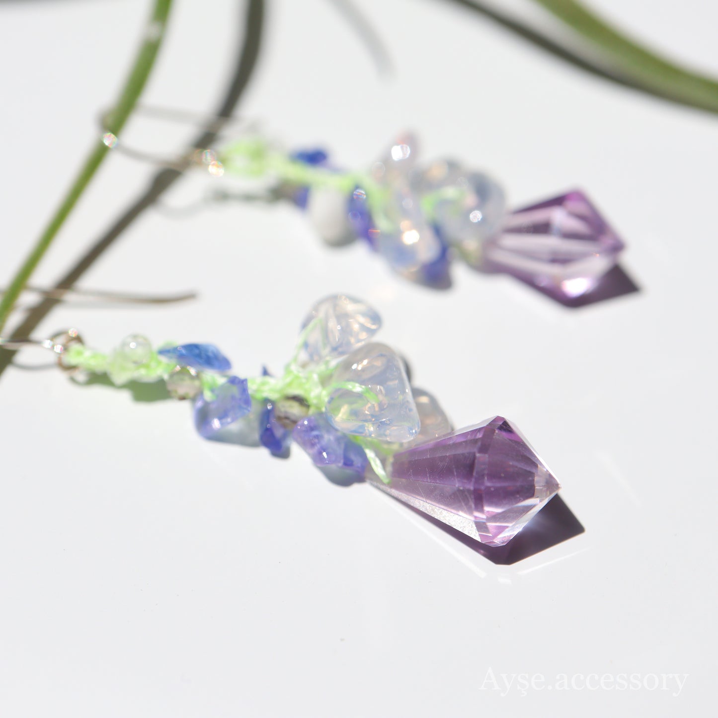 藤の花ピアス